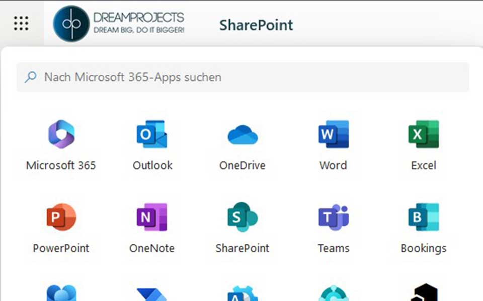 Microsoft 365 unsere Systeme und Lösungen für digitalisierung - Dreamprojects